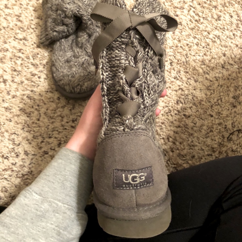 Sweater-knit Ugg boots